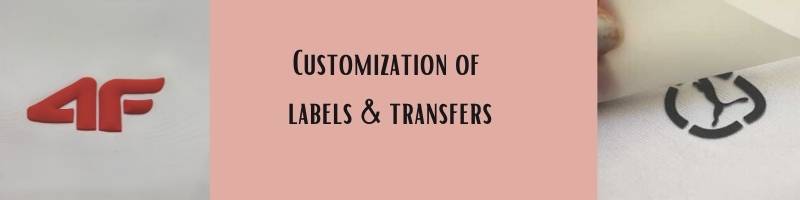 Customization of labels & transfers